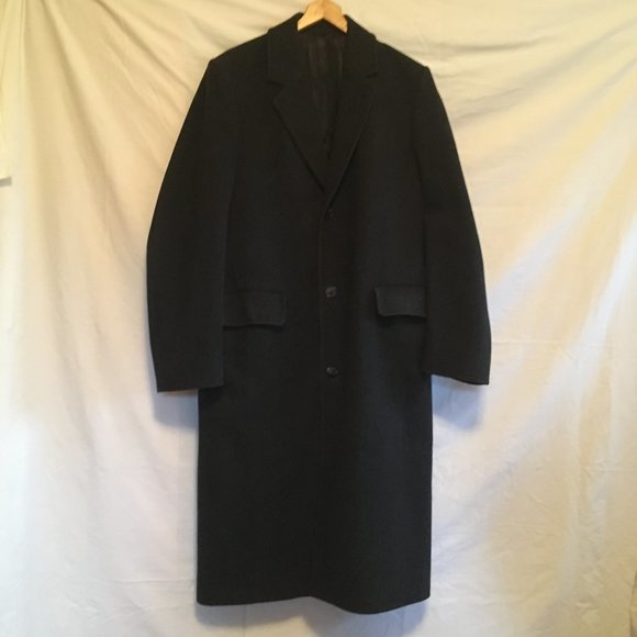 Vintage London Fog 100% Wool Overcoat Extra Long 42 - Picture 2 of 15